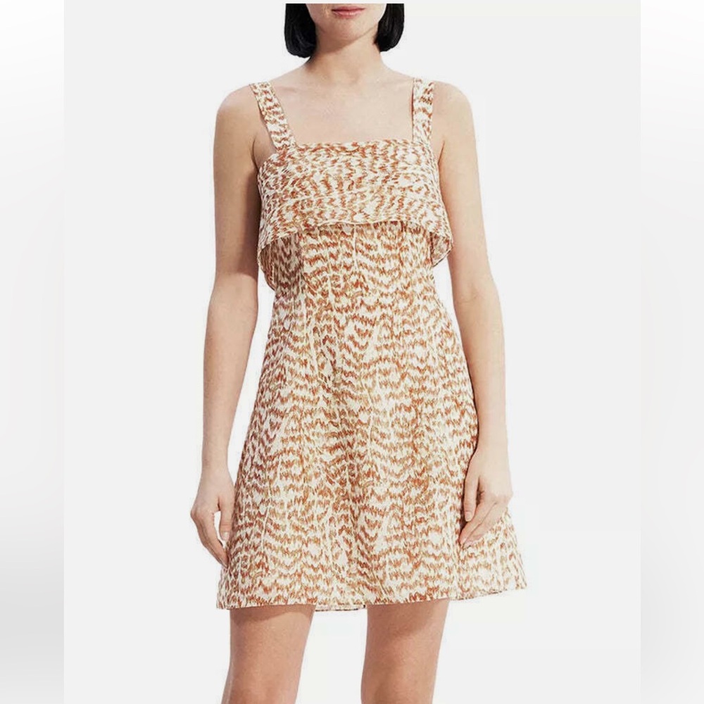 Theory Drape Back Mini Dress